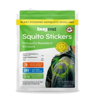 Squito Stickers — 1 box, 78 stickers